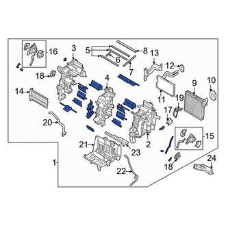Hyundai OE - HVAC Unit Case Assembly