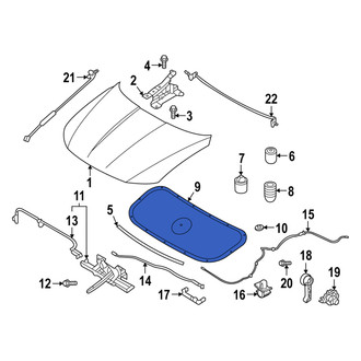 Hyundai OE - Front Hood Insulation Pad