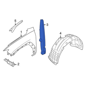 Hyundai OE - Front Right Fender Insulator