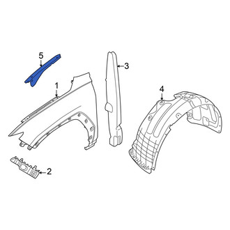 Hyundai OE - Front Left Fender Filler Panel