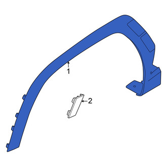 Hyundai OE - Front Left Wheel Arch Molding