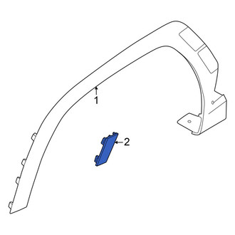 Hyundai OE - Front Left Reflector Panel