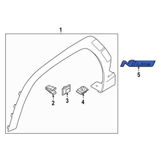Hyundai OE - Front Left Fender Emblem