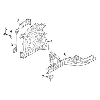 Hyundai OE - Right Fender Bracket