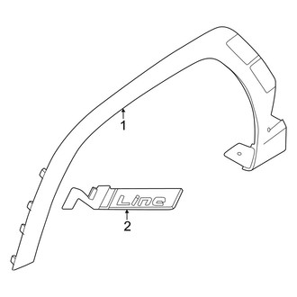 Hyundai OE - Fender - Exterior Trim