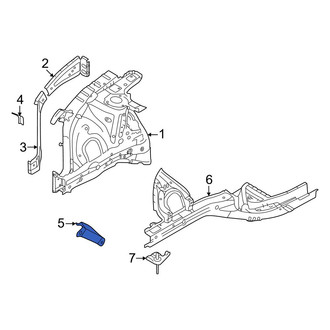 Hyundai OE - Left Fender Bracket