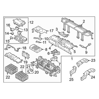 Hyundai OE - Electrical - Battery (High Voltage), (1.6L)