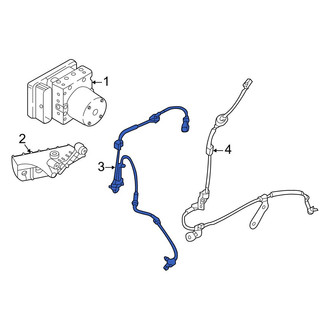 Hyundai OE - Front Left ABS Wheel Speed Sensor