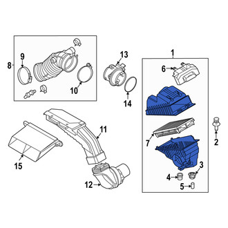 Hyundai OE - Air Filter and Housing Assembly