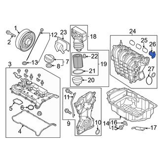 Hyundai OE - Engine Intake Manifold Gasket