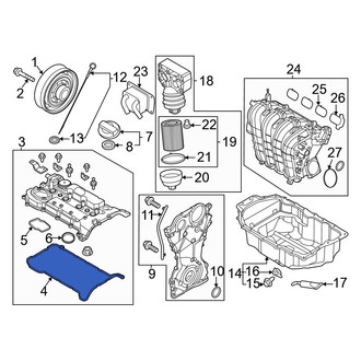 Hyundai OE - Engine Valve Cover Gasket