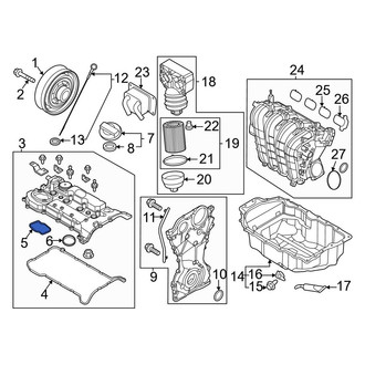 Hyundai OE - Engine Valve Cover Gasket