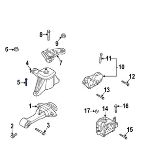 Hyundai OE - Front Engine Mount Bolt