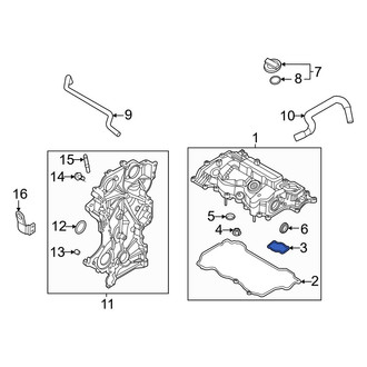 Hyundai OE - Engine Valve Cover Gasket