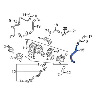 Hyundai OE - Turbocharger Coolant Line