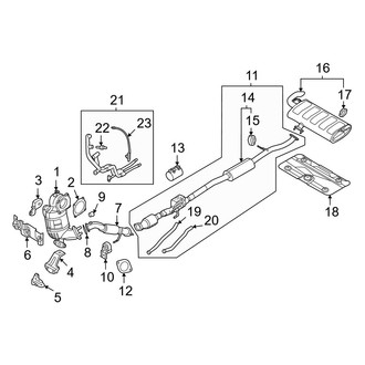 Hyundai OE - Exhaust System - Exhaust Components