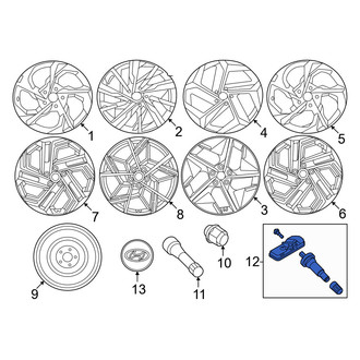 Hyundai OE - Tire Pressure Monitoring System (TPMS) Sensor