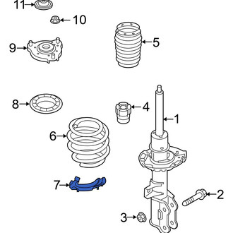 Hyundai OE - Front Coil Spring Insulator