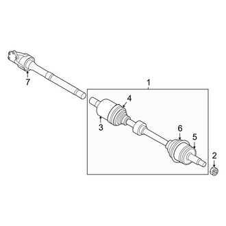 Hyundai OE - Front Suspension - Drive Axles (USA Built)