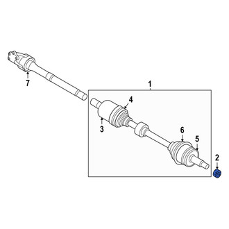 Hyundai OE - Front CV Joint Nut