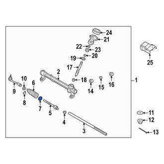 Hyundai OE - Inner Rack and Pinion Bellows Clamp
