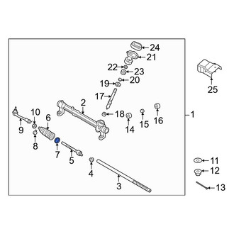 Hyundai OE - Inner Rack and Pinion Bellows Clamp