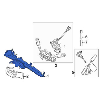 Hyundai OE - Upper Steering Column Cover