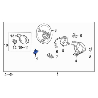 Hyundai OE - Lower Steering Wheel Trim