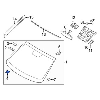 Hyundai OE - Rain Sensor Bracket