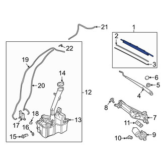 Hyundai OE - Rear Wiper Blade