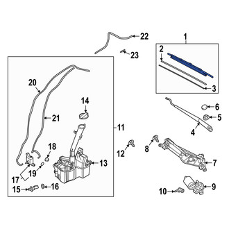 Hyundai OE - Rear Wiper Blade