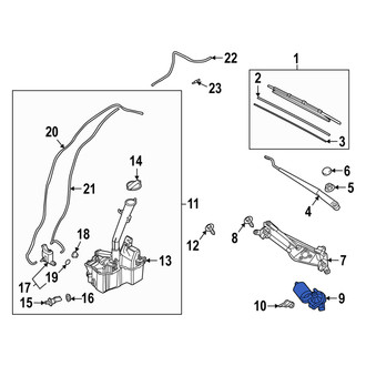 Hyundai OE - Wiper Motor