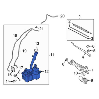 Hyundai OE - Washer Fluid Reservoir