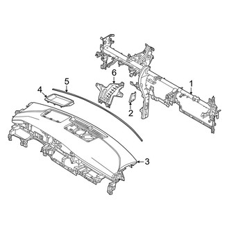 Hyundai OE - Instrument Panel (Panel and Components, With Head Up Display), (2.5L)