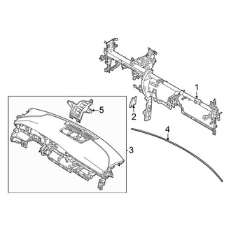 Hyundai OE - Instrument Panel (Panel and Components), (1.6L)
