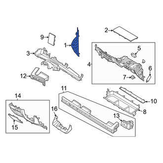 Hyundai OE - Right Instrument Panel Side Cover