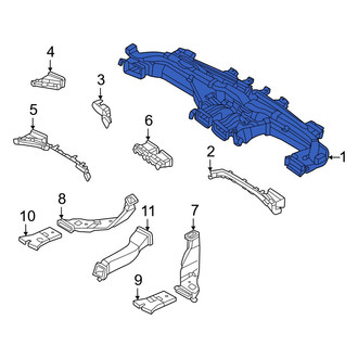 Hyundai OE - Front Upper Instrument Panel Air Duct