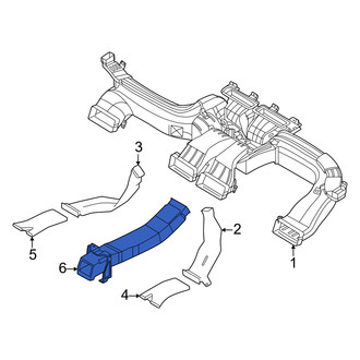 Hyundai OE - Center Front Instrument Panel Air Duct