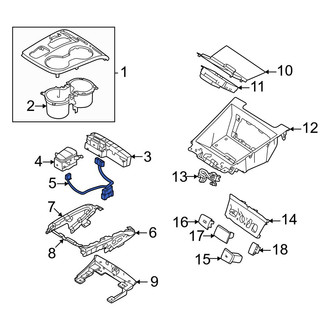 Hyundai OE - Console Wiring Harness