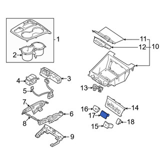 Hyundai OE - Front 12 Volt Accessory Power Outlet