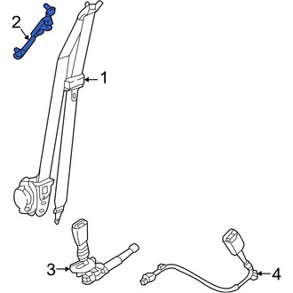 Hyundai OE - Front Seat Belt Height Adjuster