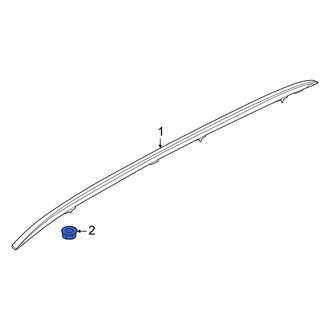 Hyundai OE - Roof Luggage Carrier Side Rail Nut