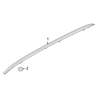 Hyundai OE - Roof - Exterior Trim (With Roof Rails)