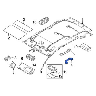 Hyundai OE - Rear Right Interior Grab Bar