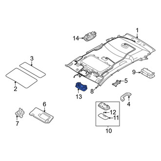 Hyundai OE - Right Sun Visor Light
