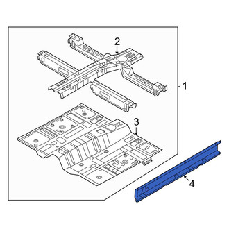 Hyundai OE - Right Outer Rocker Panel