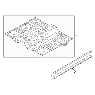 Hyundai OE - Pillars, Rocker & Floor - Floor & Rails (1.6L)