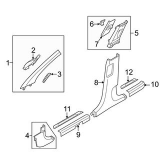 Hyundai OE - Pillars, Rocker & Floor - Interior Trim