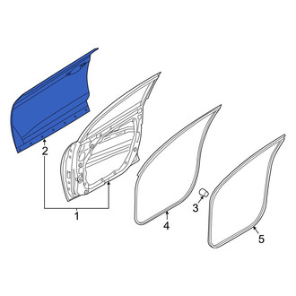 Hyundai OE - Front Left Outer Door Outer Panel