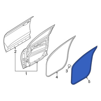 Hyundai OE - Front Left Inner Door Seal